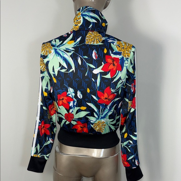 Adidas HER Studio London Track Jacket Tropical Floral Bomber - Picture 6 of 10